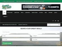 Tablet Screenshot of camperdeals.com.au